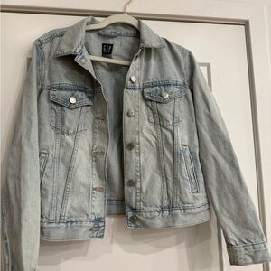 GAP Faded Blue Denim Jacket Size XS